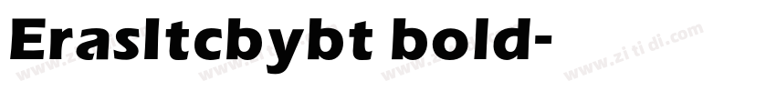 ErasItcbybt bold字体转换